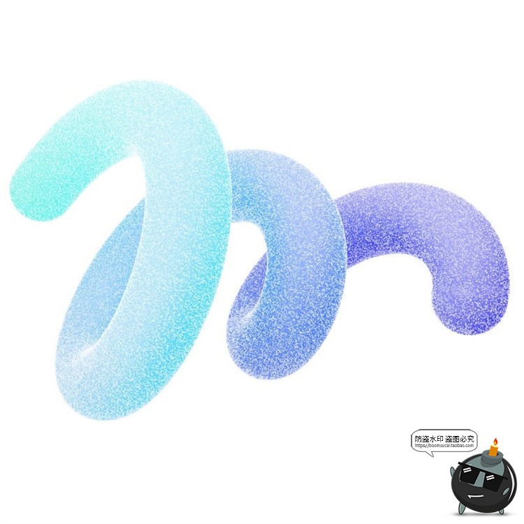 图片[9]-300张全新渐变多彩甜美抽象艺术扭曲几何图形PNG免抠图片装饰素材-设计猿