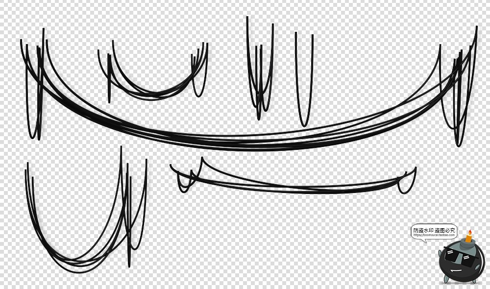 图片[3]-悬空电线杆电线电缆背景线创意PNG场景TIF免抠格式PS后期合成素材-设计猿