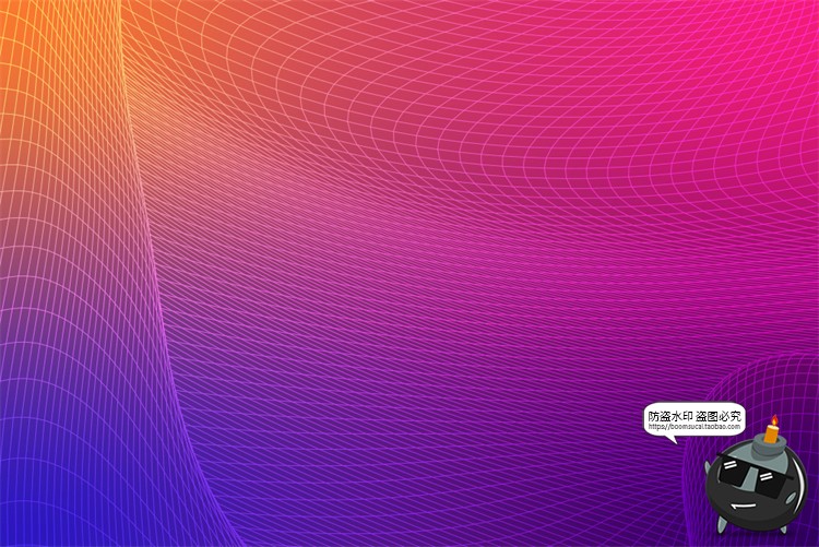 图片[5]-渐变扭曲网格科技感炫丽色彩几何线条蓝紫色底纹背景图AI矢量素材-设计猿