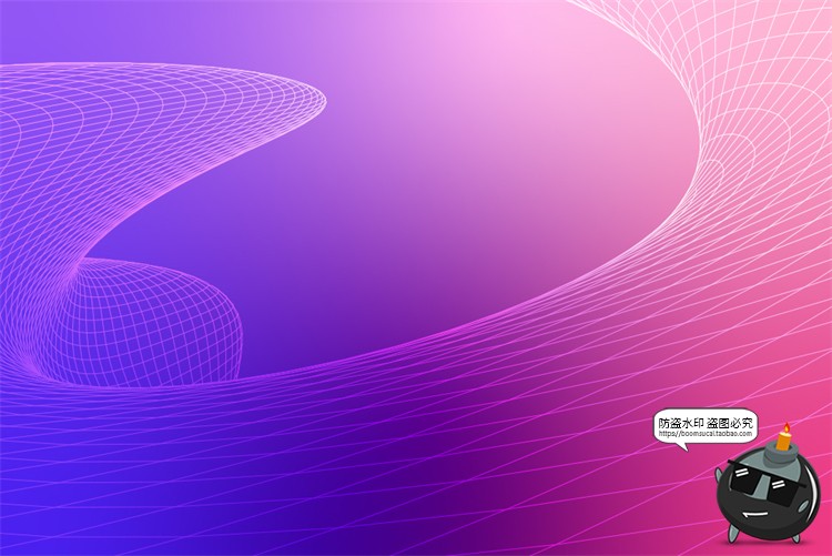 图片[11]-渐变扭曲网格科技感炫丽色彩几何线条蓝紫色底纹背景图AI矢量素材-设计猿