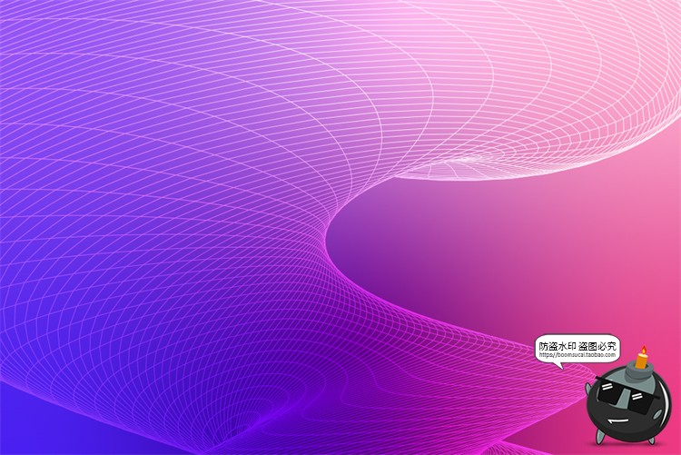 图片[13]-渐变扭曲网格科技感炫丽色彩几何线条蓝紫色底纹背景图AI矢量素材-设计猿