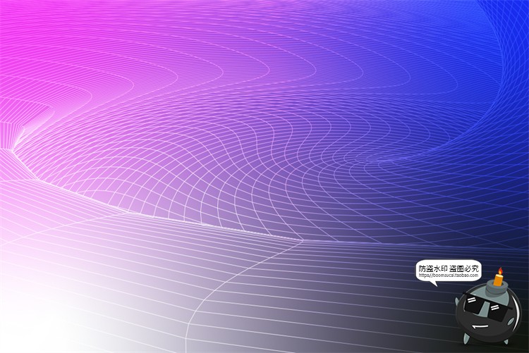 图片[17]-渐变扭曲网格科技感炫丽色彩几何线条蓝紫色底纹背景图AI矢量素材-设计猿