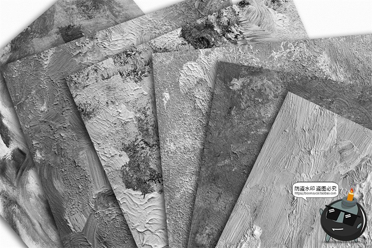 图片[13]-颜料涂料涂抹抽象艺术粉色黑白油画丙烯纹理肌理背景JPG图片素材-设计猿