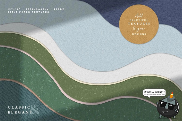 图片[2]-优雅莫兰迪艺术纸张宣纸纹肌理低饱和度配色背景底纹JPG图片素材-设计猿