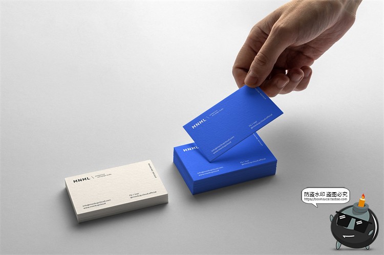 图片[5]-极简排版现代企业文具名片品牌mockups样机vi提案PSD模板PS素材-设计猿