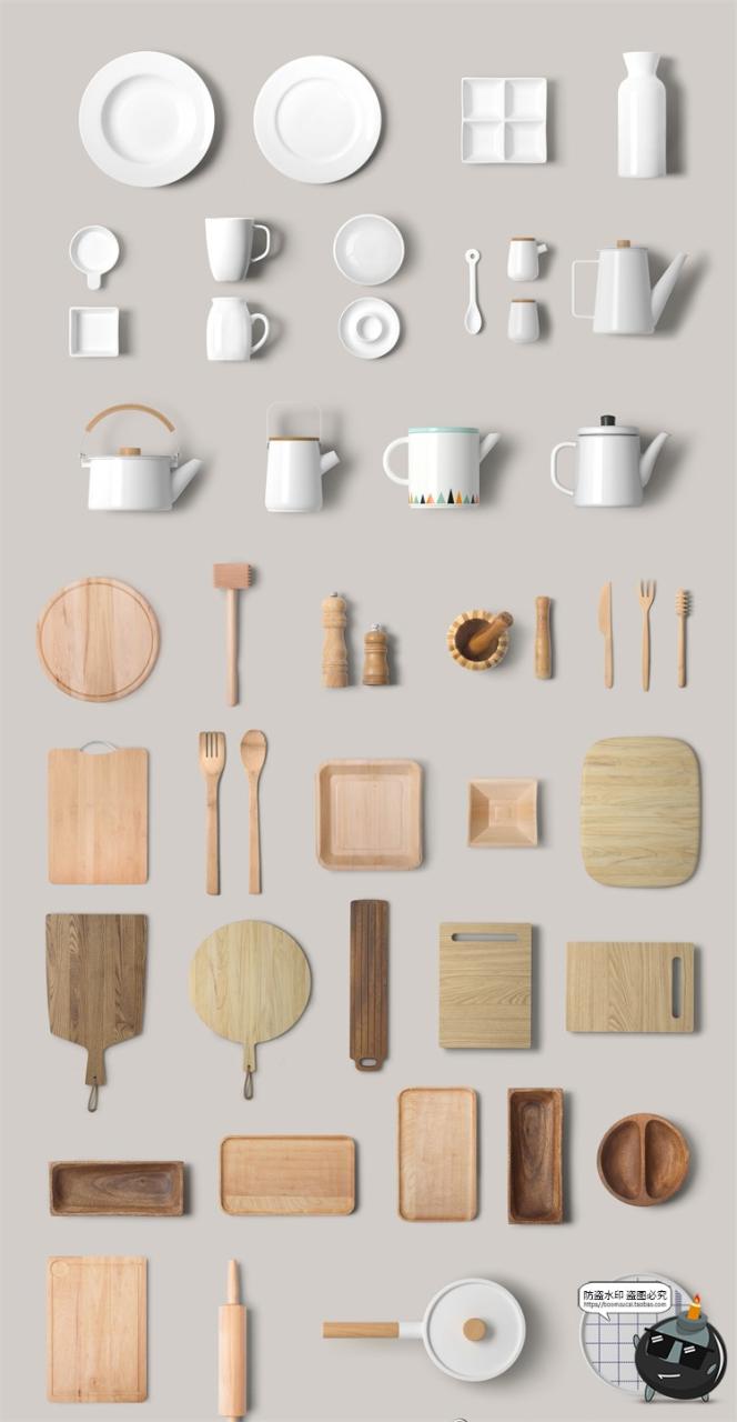 图片[6]-咖啡店奶茶店饮品品牌vi提案包装物件合集展示样机PSD模板PS素材-设计猿