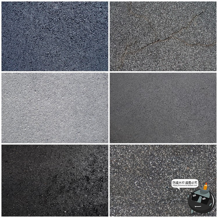 图片[6]-沥青马路公路街道柏油路面纹理平面背景后期底图JPG高清图片素材-设计猿