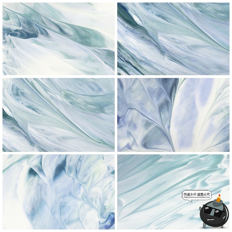 图片[5]-抽象大海艺术海洋蓝颜料染料绘画纹理包装背景底纹JPG图片素材-设计猿