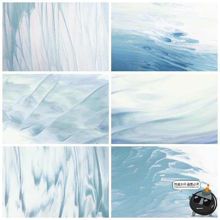 图片[7]-抽象大海艺术海洋蓝颜料染料绘画纹理包装背景底纹JPG图片素材-设计猿