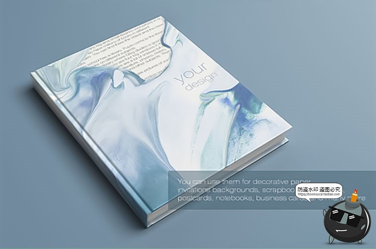 图片[8]-抽象大海艺术海洋蓝颜料染料绘画纹理包装背景底纹JPG图片素材-设计猿