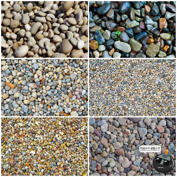 图片[5]-鹅卵石雨花石海石石块背景场景底纹美工后期合成JPG高清图片素材-设计猿