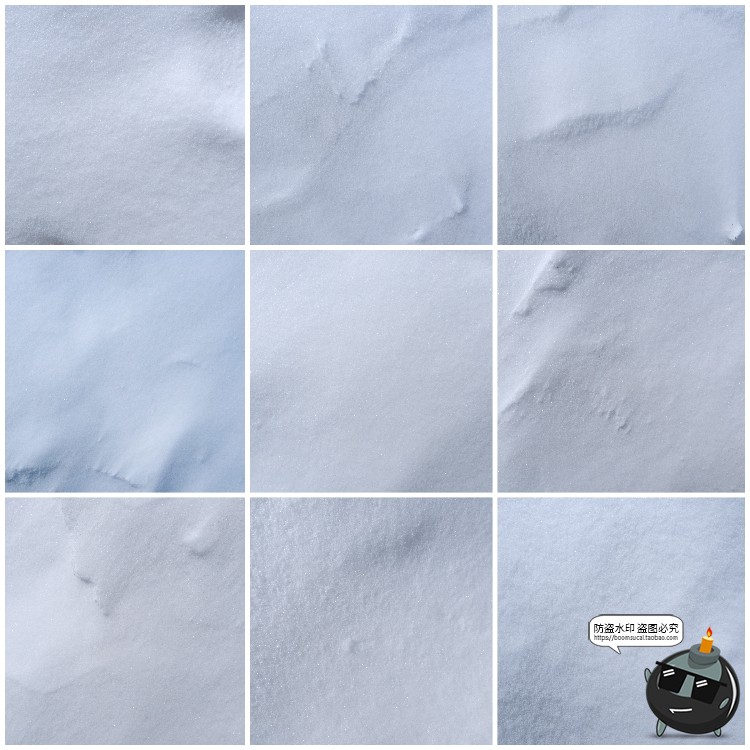 图片[6]-冬天冬季积雪冰雪路面地面雪地白皑皑纹理背景JPG高清图片素材-设计猿