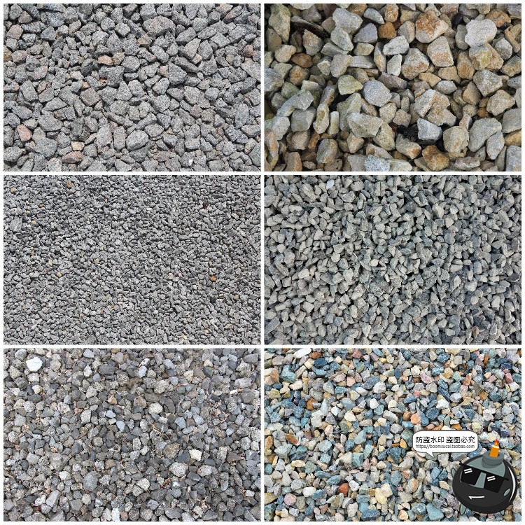 图片[2]-小石子碎石块石砾沙砾石堆背景场景纹理后期合成JPG高清图片素材-设计猿