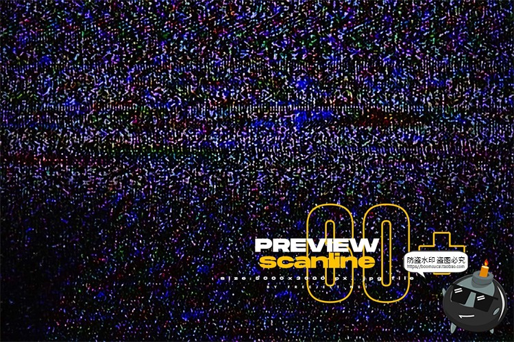 图片[6]-电视雪花屏背景复古录像机监视器信号丢失故障纹理JPG图片素材-设计猿