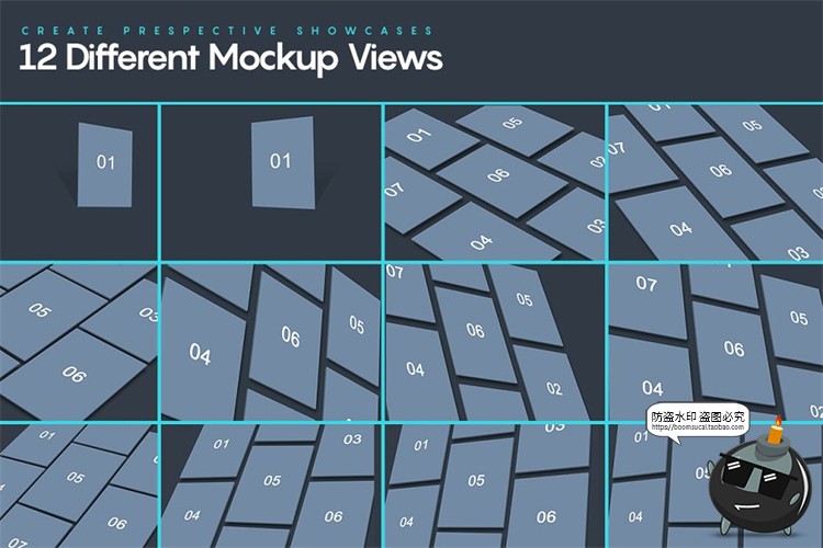 图片[4]-网站网页页面首页效果立体展示演示贴图mockup样机PSD模板PS素材-设计猿