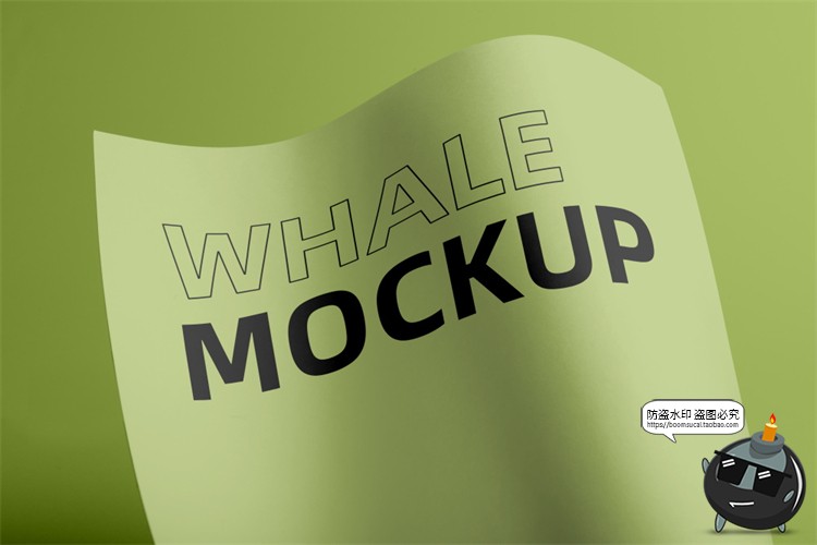 图片[1]-艺术调性海报单页传单作品样机展示mockup智能贴图PSD模板PS素材-设计猿