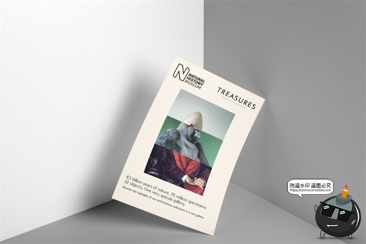 图片[3]-艺术调性海报单页传单作品样机展示mockup智能贴图PSD模板PS素材-设计猿