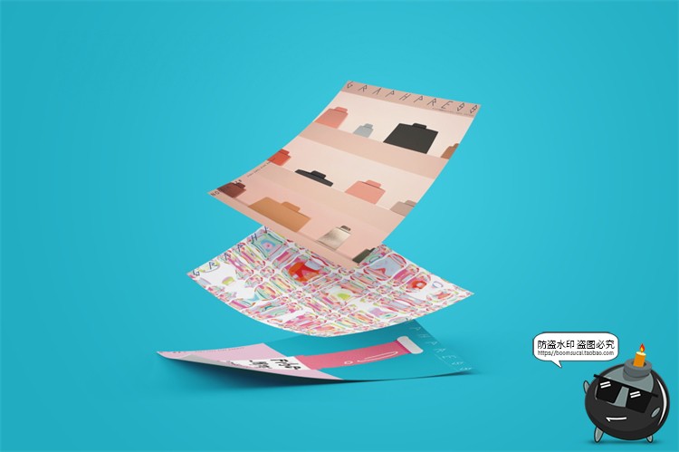 图片[6]-艺术调性海报单页传单作品样机展示mockup智能贴图PSD模板PS素材-设计猿