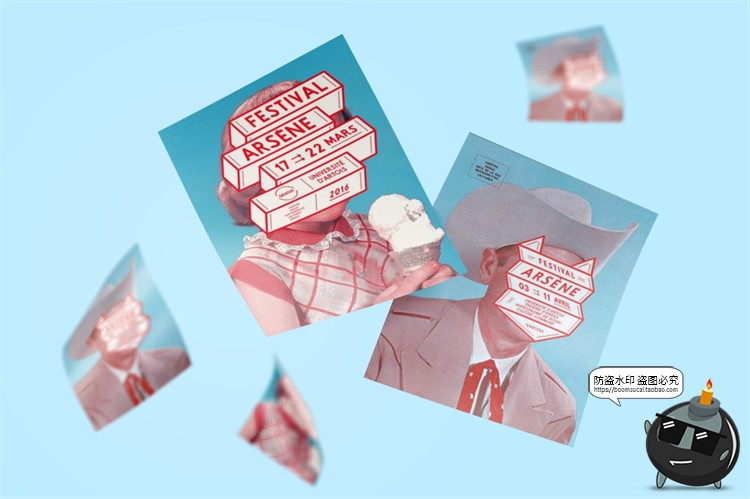 图片[14]-艺术调性海报单页传单作品样机展示mockup智能贴图PSD模板PS素材-设计猿