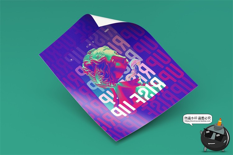 图片[15]-艺术调性海报单页传单作品样机展示mockup智能贴图PSD模板PS素材-设计猿