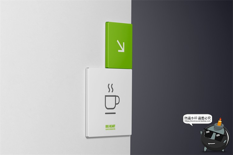 图片[7]-产业园导视系统指示牌引路牌VI提案智能贴图样机PSD模板PS素材-设计猿