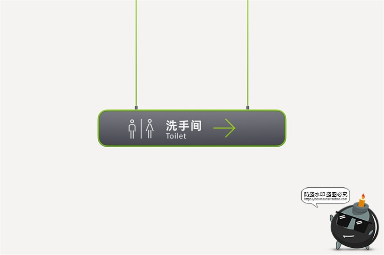 图片[11]-产业园导视系统指示牌引路牌VI提案智能贴图样机PSD模板PS素材-设计猿