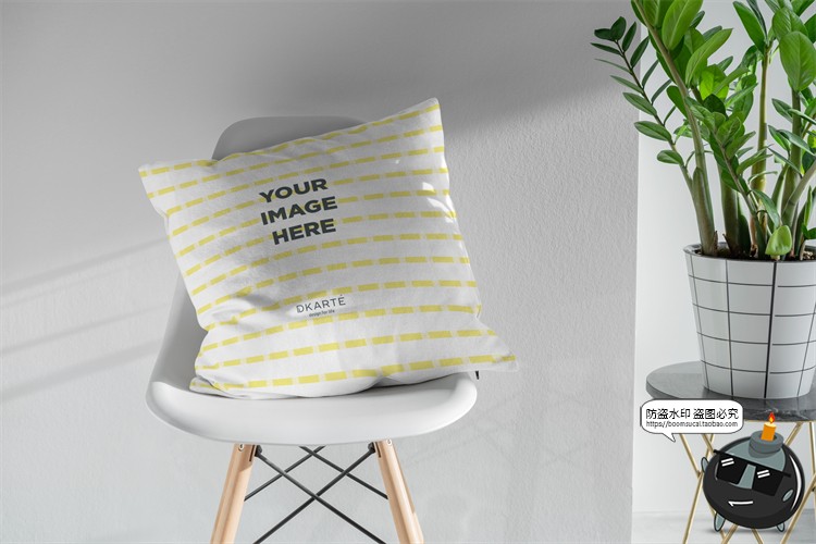 图片[11]-方形抱枕枕头枕套印花效果场景展示贴图Mockup样机PSD模板PS素材-设计猿