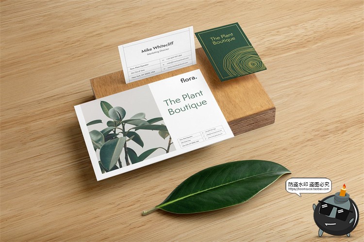 图片[7]-优雅清新邀请函贺卡名片信封信件VI贴图展示效果样机PSD模板素材-设计猿