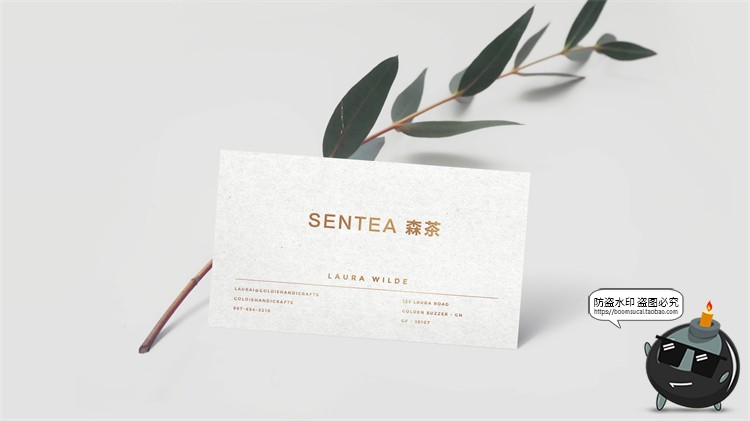 图片[2]-奶茶店品牌连锁VI智能贴图样机logo提案展示效果PSD模板PS素材-设计猿