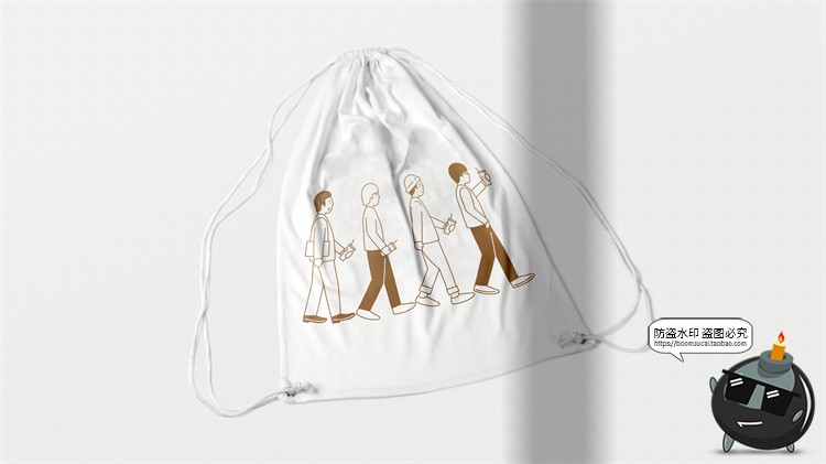 图片[6]-奶茶店品牌连锁VI智能贴图样机logo提案展示效果PSD模板PS素材-设计猿