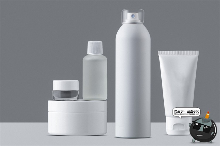 图片[8]-化妆品护肤品瓶罐合集 元素包装VI展示样机PSD模板源文件PS素材-设计猿