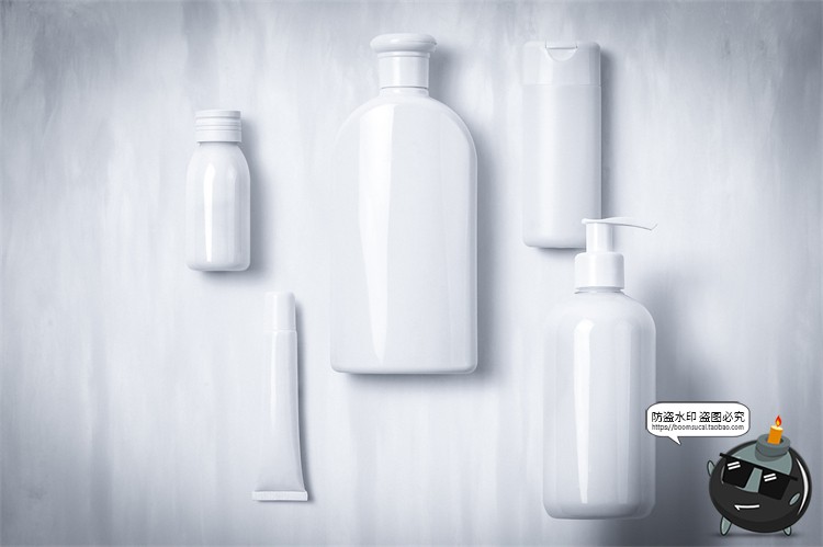 图片[9]-化妆品护肤品瓶罐合集 元素包装VI展示样机PSD模板源文件PS素材-设计猿