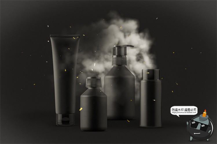 图片[15]-化妆品护肤品瓶罐合集 元素包装VI展示样机PSD模板源文件PS素材-设计猿