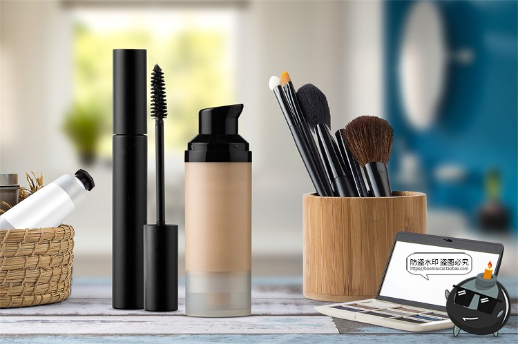 图片[23]-化妆品护肤品瓶罐合集 元素包装VI展示样机PSD模板源文件PS素材-设计猿