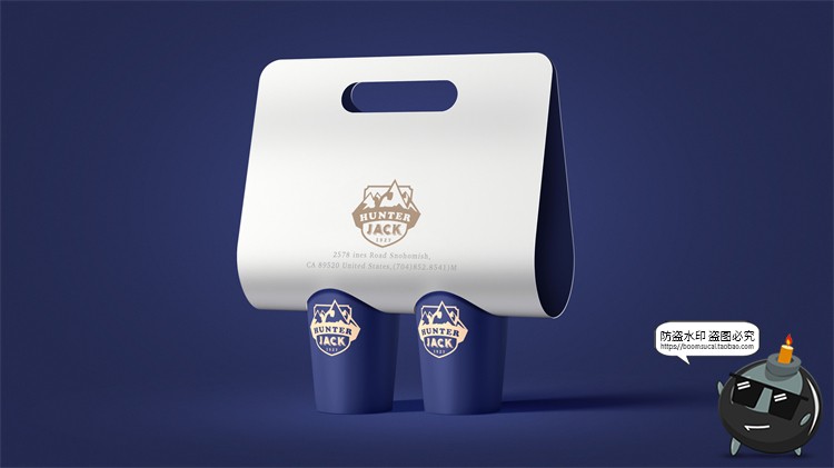 图片[10]-咖啡厅奶茶logo效果图展示Vi提案智能贴图文创样机PSD模板PS素材-设计猿