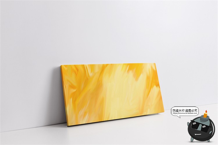 图片[3]-油画颜料画布画框艺术装饰画相框海报作品展示样机PSD模板PS素材-设计猿