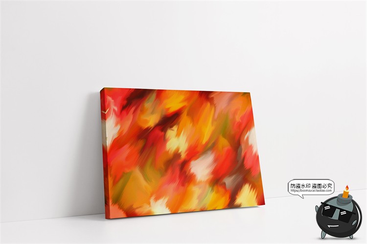 图片[4]-油画颜料画布画框艺术装饰画相框海报作品展示样机PSD模板PS素材-设计猿