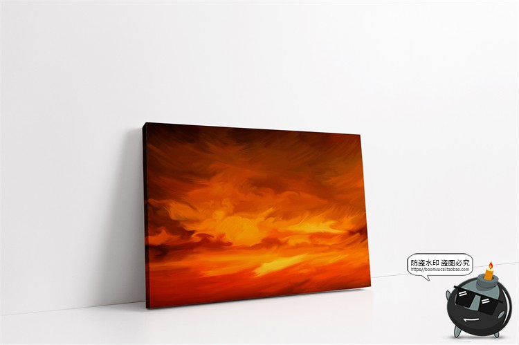 图片[6]-油画颜料画布画框艺术装饰画相框海报作品展示样机PSD模板PS素材-设计猿