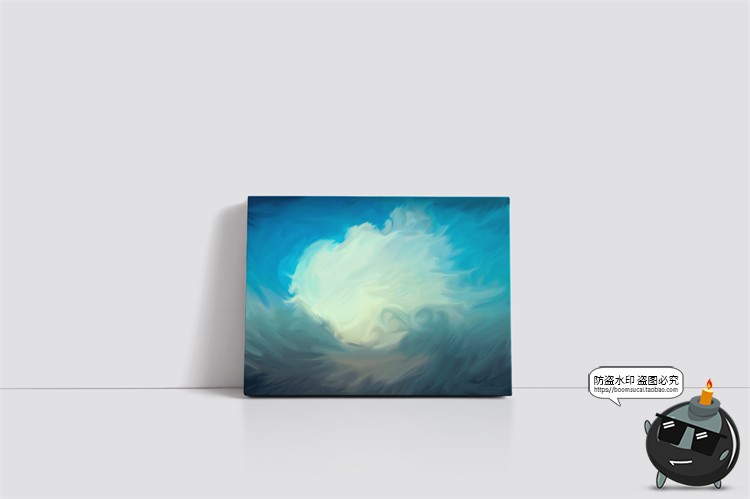 图片[7]-油画颜料画布画框艺术装饰画相框海报作品展示样机PSD模板PS素材-设计猿