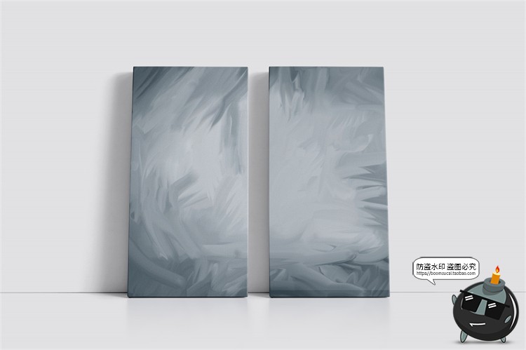 图片[14]-油画颜料画布画框艺术装饰画相框海报作品展示样机PSD模板PS素材-设计猿