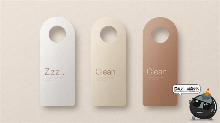 图片[12]-简约民宿酒店旅馆品牌VI展示样机提案效果智能贴图PSD模板PS素材-设计猿