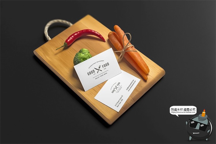 图片[4]-西餐美食餐饮品牌菜单展示VI提案智能贴图样机Mockups模板PSD素材-设计猿