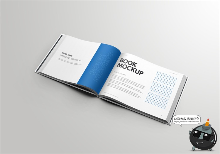图片[7]-横板硬壳封面精装书本书籍画册展示贴图Mockups样机PSD模板PS素材-设计猿