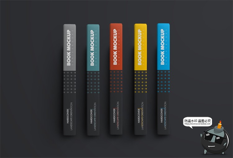 图片[9]-横板硬壳封面精装书本书籍画册展示贴图Mockups样机PSD模板PS素材-设计猿