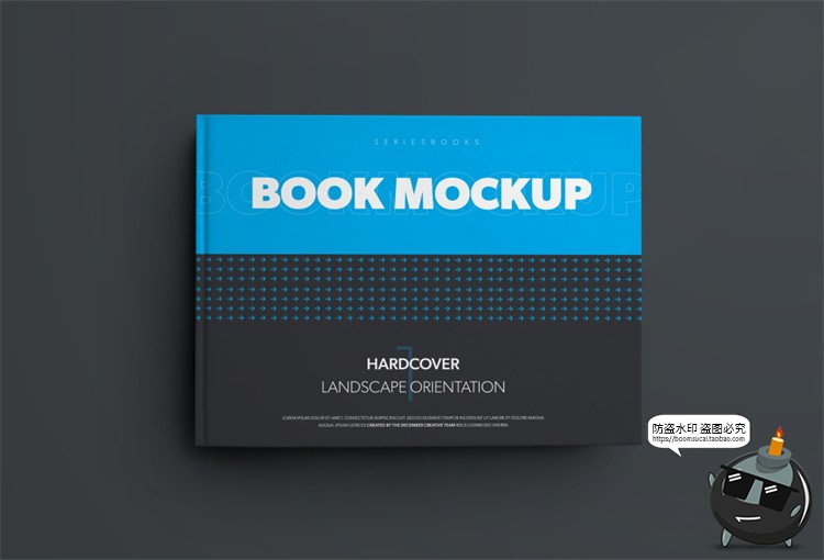 图片[11]-横板硬壳封面精装书本书籍画册展示贴图Mockups样机PSD模板PS素材-设计猿