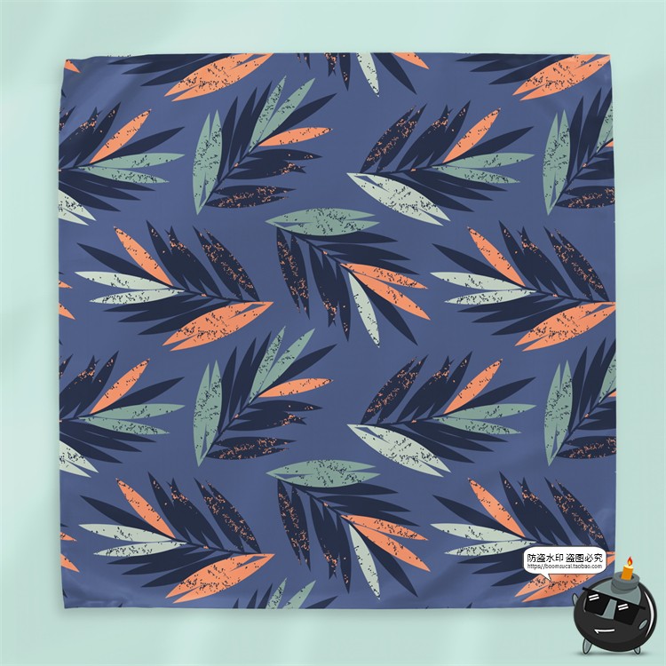 图片[2]-丝巾围巾方巾面料手帕展示效果图案贴图mockups样机PSD模板PS素材-设计猿