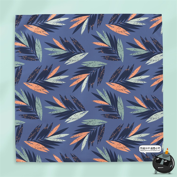 图片[3]-丝巾围巾方巾面料手帕展示效果图案贴图mockups样机PSD模板PS素材-设计猿