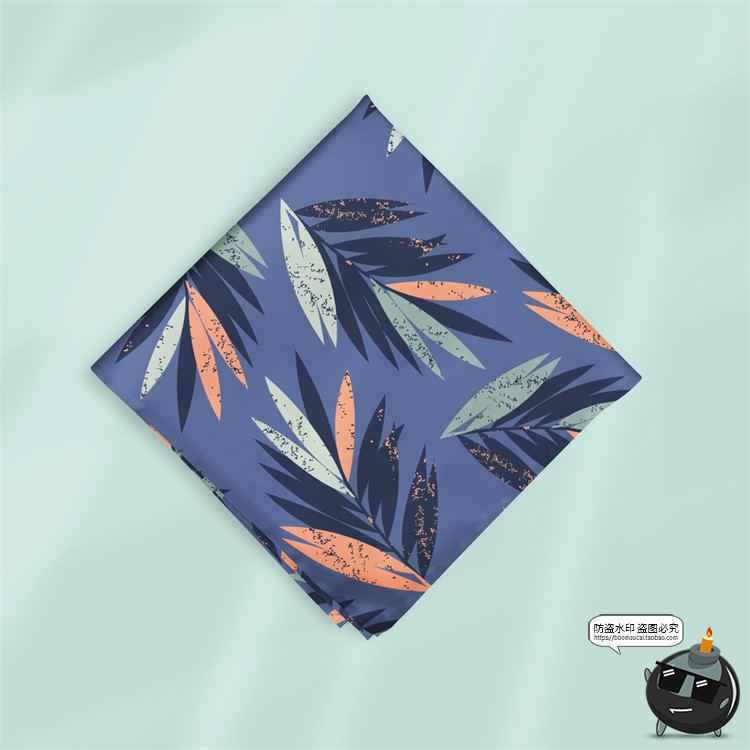 图片[4]-丝巾围巾方巾面料手帕展示效果图案贴图mockups样机PSD模板PS素材-设计猿