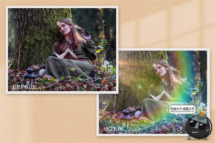 图片[8]-太阳光晕光波光圈照片叠加效果JPG黑底后期合成特效图片背景素材-设计猿