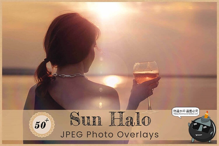 图片[9]-太阳光晕光波光圈照片叠加效果JPG黑底后期合成特效图片背景素材-设计猿